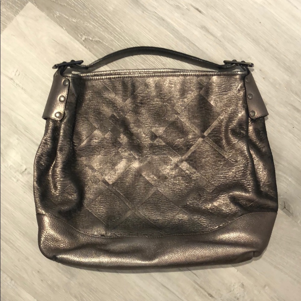Burberry Metallic Hobo Bag